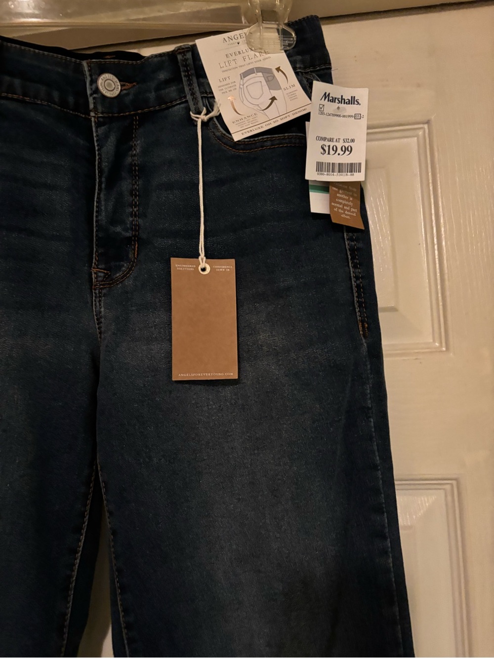 Angels Straight Men's Jeans in Dark Blue Wash